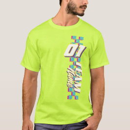 Op maat gemaakte Retro 90s Raceteam Nummer T-shirt