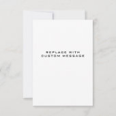 Op maat gemaakte Retro Boho Kaarten, Persoonlijke  Bedankkaart (Achterkant)