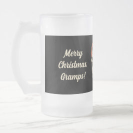 Op maat gemaakte retro vintage zonnebril Kerstman  Matglas Bierpul