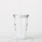 Op maat gemaakte Ring Bearer-script Acryl Drinkbeker (Links)