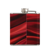 Op maat gemaakte rode rozen vrouwen drank vinyl om heupfles (Achterkant)