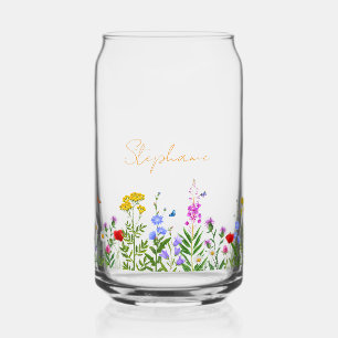 Op Maat Gemaakte Rodelandbloem RVS Koffie Thermosk Blikvorm Glas