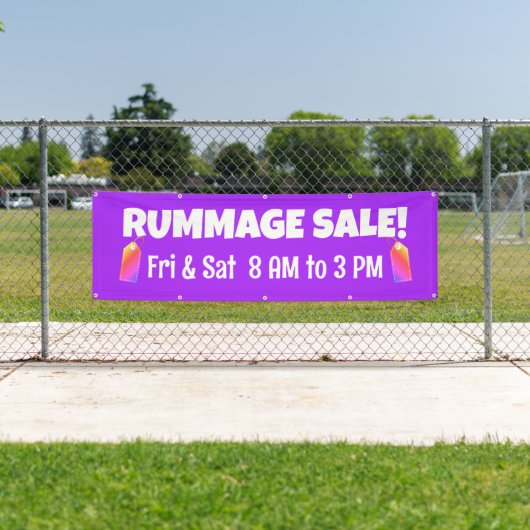 Op maat gemaakte rommelmarkt banner (Insitu)