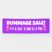 Op maat gemaakte rommelmarkt banner (Horizontaal)