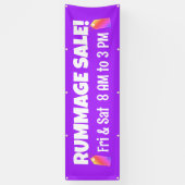 Op maat gemaakte rommelmarkt banner (Verticaal)