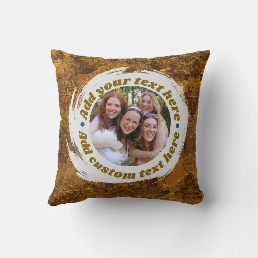 Op maat gemaakte ronde fotokussen – dubbelzijdig kussen (Achterkant)