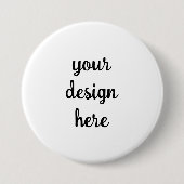 Op maat gemaakte ronde knop button 7,6 cm (Voorkant)