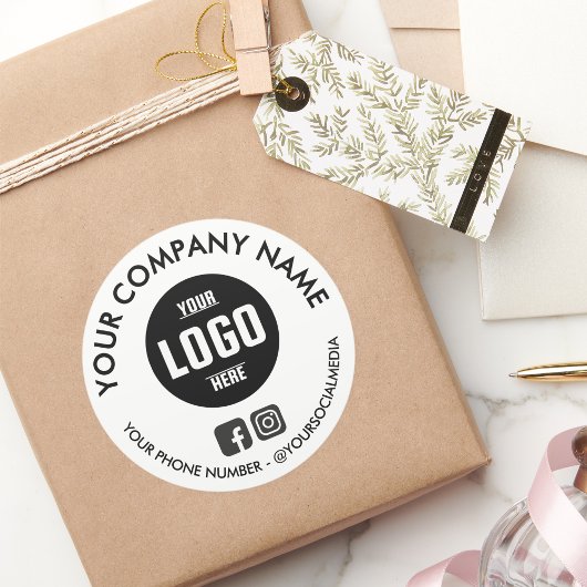 Op maat gemaakte ronde waterdichte stickers met be