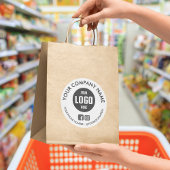 Op maat gemaakte ronde waterdichte stickers met be