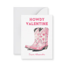 Op maat gemaakte Roze Cowboylaars Hoegee Valentijn