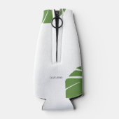 Op maat gemaakte Roze Flamingo Bestemming Bachelor Flesjeskoeler (Achterkant)