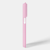 Op maat gemaakte roze gestreepte huisdier-telefoon Case-Mate iPhone case (Achterkant / Rechts)