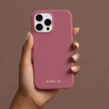 Op maat gemaakte Roze Gouden iPhone Hoes