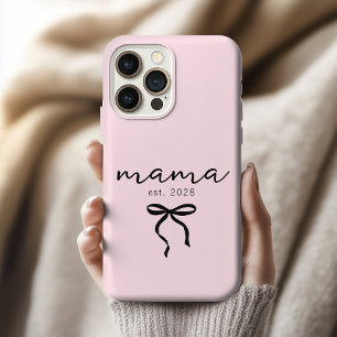 Op maat gemaakte roze telefoonhoes "Mama" cadeau v Case-Mate iPhone 14 Pro Max Hoesje