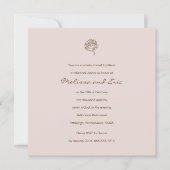 op maat gemaakte rozen uitnodiging (Voorkant)