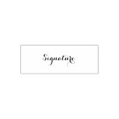Op maat gemaakte rubberen stempel met handtekening (Design)