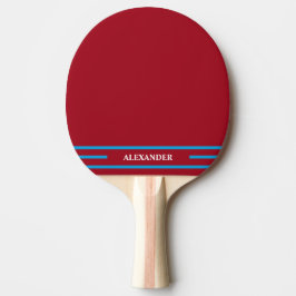 Op maat gemaakte Ruby Rode Ping Pong Paddle Tafeltennisbatje