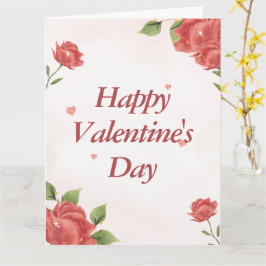 Op maat gemaakte Rustieke Bloem Glanzend & Trendy Kaart