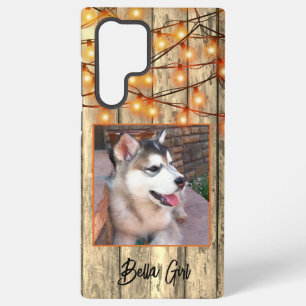 Op maat gemaakte Rustieke Vierkante Foto Alaskan M Samsung Galaxy Hoesje