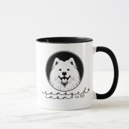 Op maat gemaakte Samoyed Moeder Pop Art Samoyed Mok