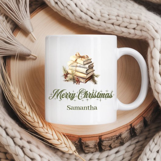 Op maat gemaakte Scandinavische kerstnaam koffiemo Koffiemok