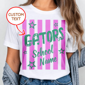 Op maat gemaakte schoolspirit shirt, Spirit Team S T-shirt