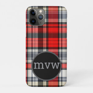 Op maat gemaakte Schotse ruit telefoonhoes met mon Case-Mate iPhone Case