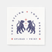 Op maat gemaakte servetten | Uw ontwerp uploaden p (Voorkant)