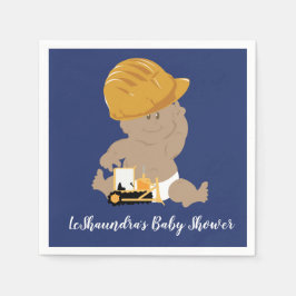 Op maat gemaakte servetten voor babyborrel voor jo