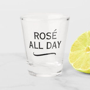 Op maat gemaakte shotglazen met grappige Rosé cita Shot Glas