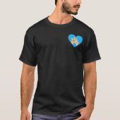 Op maat gemaakte smartphone Vaderdag T-shirt (Voorkant)