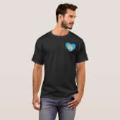 Op maat gemaakte smartphone Vaderdag T-shirt (Voorkant volledig)