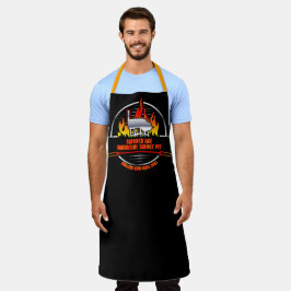 Op maat gemaakte Smoker Pit Grill Barbecue Zakelij Schort