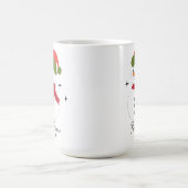 Op maat gemaakte sneeuwman kerstcadeau voor haar koffiemok (Center)