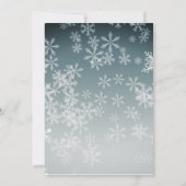 Op maat gemaakte Sneeuwvlok Kerstkaart (Achterkant)