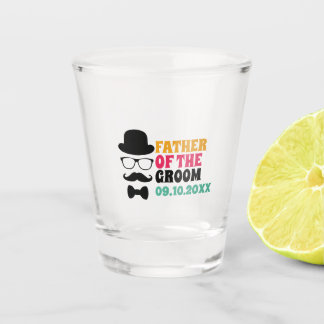 Op maat gemaakte Snor Shotglas – Vader van de Brui Shot Glas