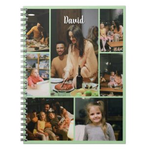Op maat gemaakte spiraal fotokladblok met naam notitieboek