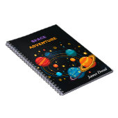 Op maat gemaakte spiraalnotitieboek over de buiten notitieboek (Rechterzijde)