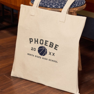 Op maat gemaakte sportbeurs afstudeergeschenk voor tote bag
