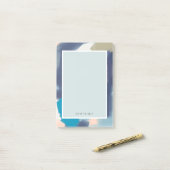 Op maat gemaakte sprekende penseelstreek multi kle post-it® notes (Op bureau)