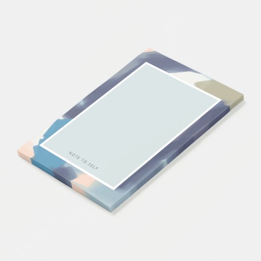 Op maat gemaakte sprekende penseelstreek multi kle post-it® notes (Schuin)
