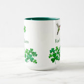 Op maat gemaakte St. Patrick's kolibrie Mok (Midden)