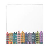 Op maat gemaakte stadsthema schrijfblok notitieblok (Voorkant)