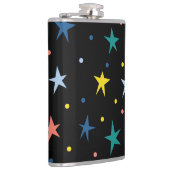 Op maat gemaakte sterrenpatroon bier- en wijnfles heupfles (Rechts)