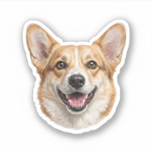 Op maat gemaakte stickers met dierenkoppen, grappi