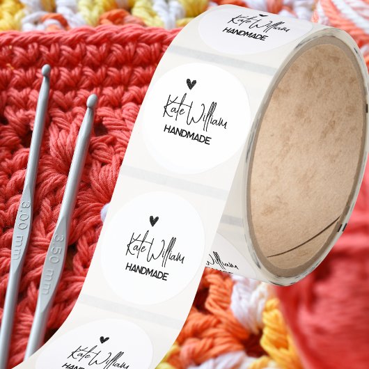 Op maat gemaakte stickers voor handgemaakt item