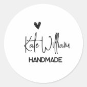 Op maat gemaakte stickers voor handgemaakt item (Voorkant)