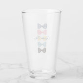 Op maat gemaakte strikdasjes shotglas glas (Achterkant)
