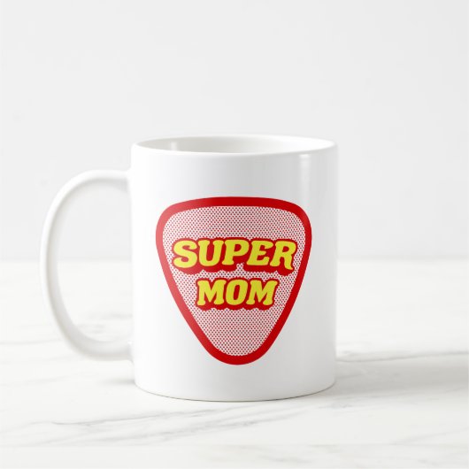 Op maat gemaakte Super Moeder Koffiemok - Moederda (Links)