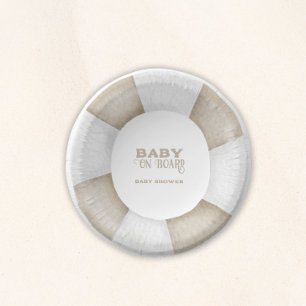 Op maat gemaakte Surfplank Baby Shower Papieren Kommen